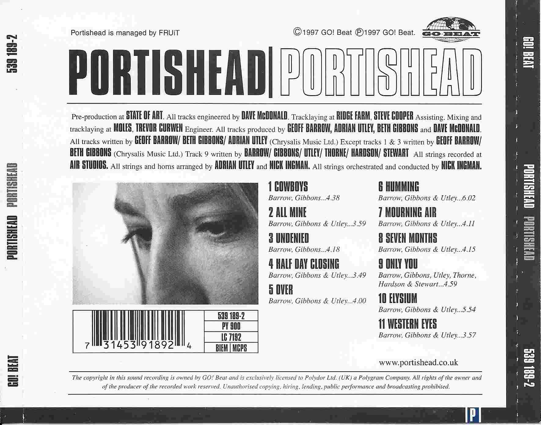 Picture of 539189 - 2 Portishead by artist Portishead  